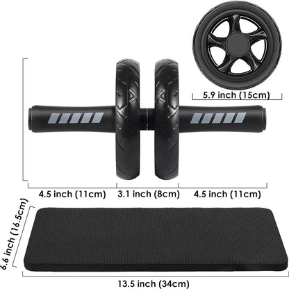 AB Roller Wheel for AB Roller Workout Equipment AB Roller with Knee Pad AB Roller Wheel with Resistance Bands AB Roller Workout