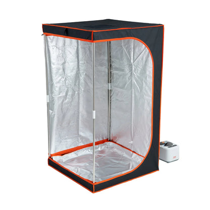 VEVOR Portable Steam Sauna Tent Full Size, 1000W Personal Sauna Blanket Kit for Home Spa, Detoxify & Soothing Heated Body Therapy, Time & Temperature Remote Control with Floor Mat